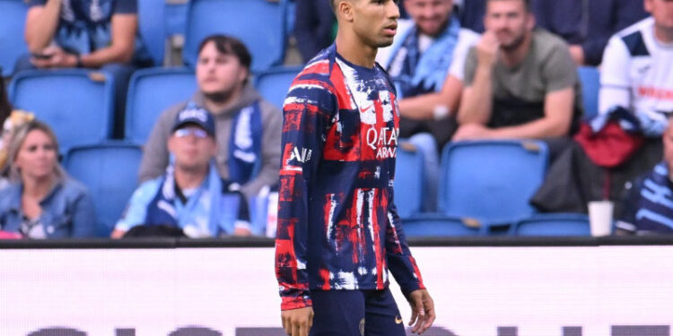 Achraf Hakimi noté 6,5 : un début de saison prometteur pour le latéral du PSG