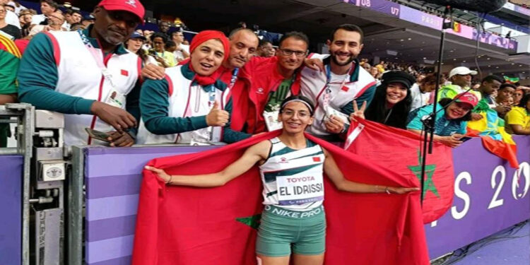 Fatima Ezzahra El Idrissi remporte l’argent au 1500 mètres des Paralympiques 2024