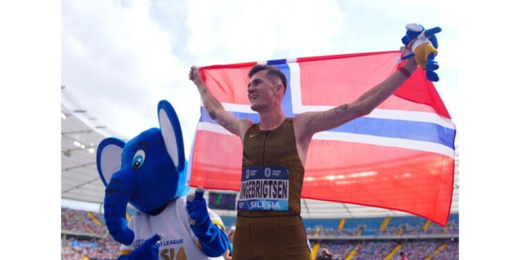 Le Norvégien Jakob Ingebrigtsen : Nouveau roi du 3000m avec un record du monde historique