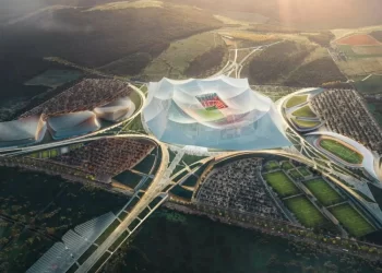 Le grand stade Hassan II de Casablanca, un joyau architecturale pour la Coupe du Monde 2030