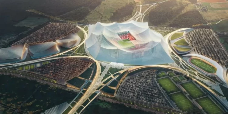 Le grand stade Hassan II de Casablanca, un joyau architecturale pour la Coupe du Monde 2030