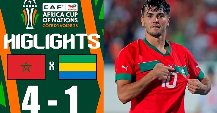 Vidéo. Résumé Maroc-Gabon : Les Lions de l’Atlas Triomphent 4-1