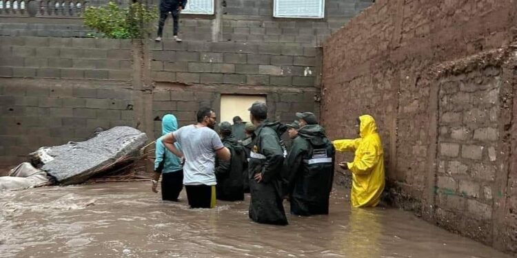 Inondations à Ouarzazate : Pluies torrentielles et effondrements de maisons