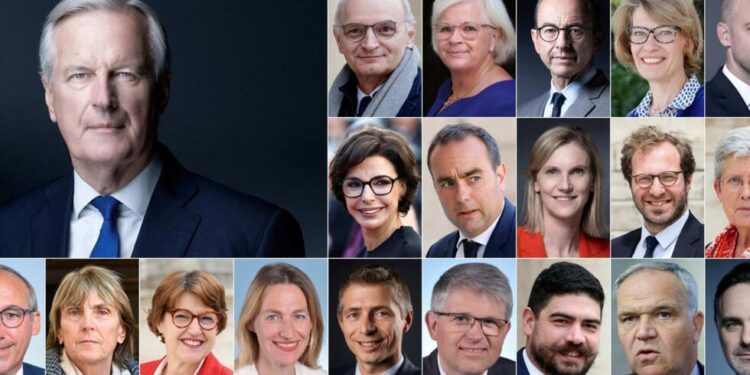 Gouvernement Barnier : une équipe jeune et marquée à droite