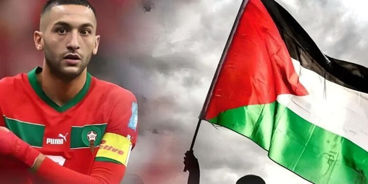 Hakim Ziyech exprime, à nouveau, sa solidarité avec le Liban et la Palestine malgré la polémique
