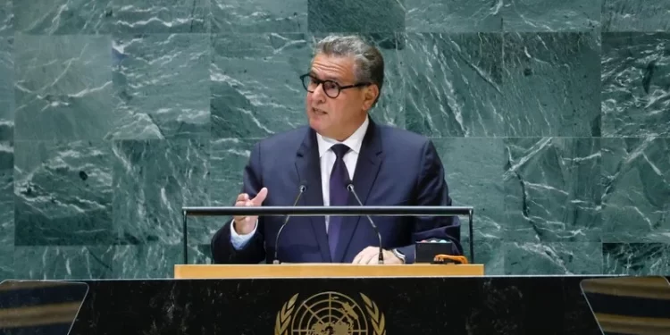 Akhannouch défend l&rsquo;initiative d&rsquo;autonomie marocaine devant l&rsquo;Assemblée générale de l&rsquo;ONU