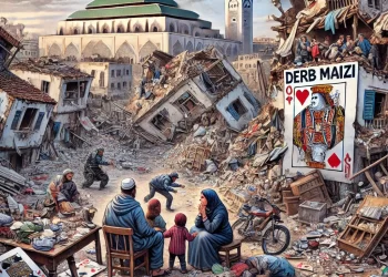 A Casablanca les Habitants délogés de derb Maizi dorment sur les ruines