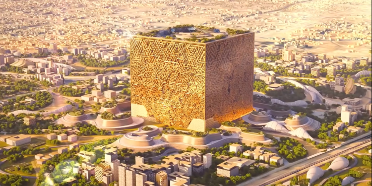 Arabie Saoudite : « Le Mukaab », futur plus grand bâtiment au monde, une vision de Mohammed ben Salmane