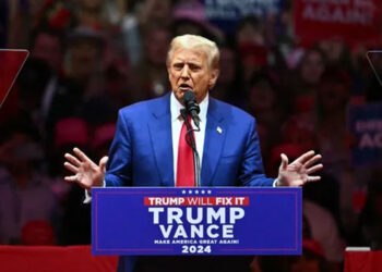 Donald Trump mobilise ses partisans à New York et attaque Kamala Harris