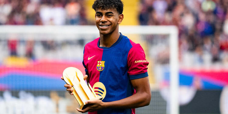Lamine Yamal couronné joueur de moins de 21 ans le plus cher au monde