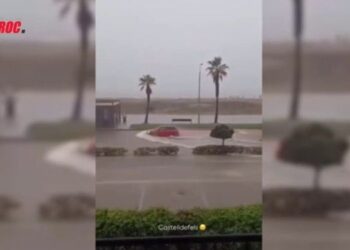 Vidéo: L’ouragan «Dana» dévastateur frappe la maison d’un attaquant de Barcelone