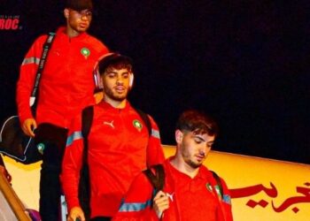 L’équipe nationale marocaine arrive au Gabon pour le match qualificatif de la CAN 2025