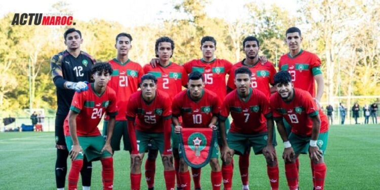 L’équipe nationale U20 du Maroc s’impose face à l’Égypte en qualifications CAN 2024