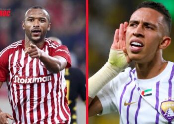 Ayoub Kaabi et Soufiane Rahimi en tête des buteurs internationaux 2024