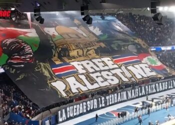 Les supporters du PSG affichent leur solidarité avec la Palestine: ‘Liberté pour la Palestine’ scandé au Parc des Princes