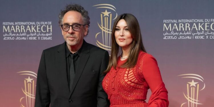 L’actrice Monica Bellucci illuline Marrakech