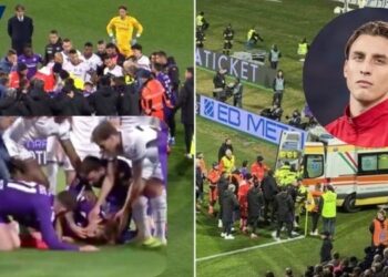 Videos.. Les joueurs de la Fiorentina en larmes après l’effondrement soudain de leur coéquipier