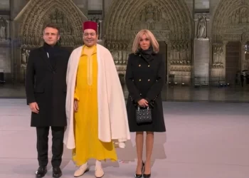 Le Prince Moulay Rachid à la cérémonie de la réouverture de Notre-Dame de Paris