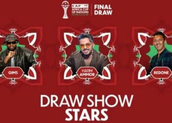 Le tirage au sort de la CAN à Rabat avec un trio de stars: Hatim Ammor, RedOne et Maître Gims