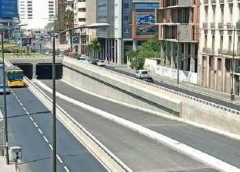 Casablanca : la trémie Hadj Omar Riffi en travaux pour une modernisation urbaine