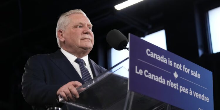Le premier ministre de l’Ontario menace de  »couper l’électricité » aux États-Unis si la guerre commerciale s’intensifie