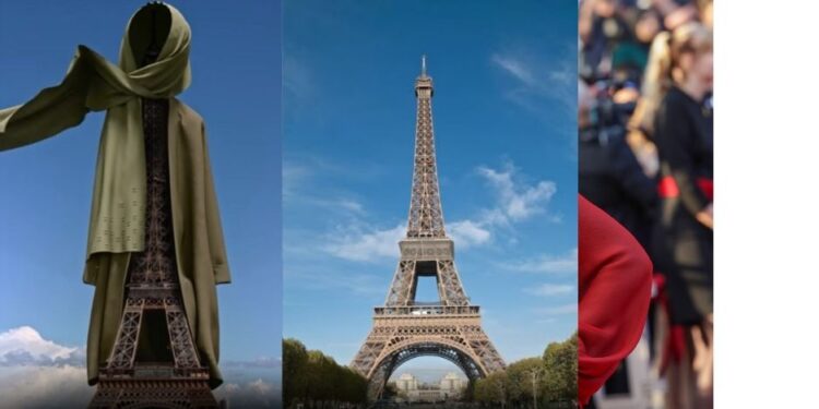 La Tour Eiffel en hijab: Une publicité néerlandaise enflamme le débat politique en France