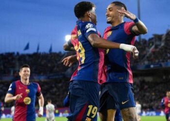 Raphinha et Lamine Yamal propulsent le Barça en quarts de finale de la Ligue des Champions