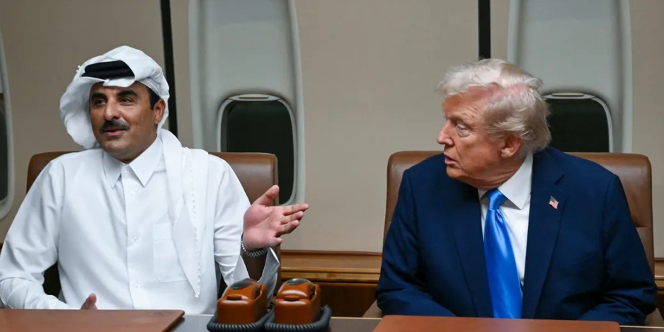 Donald Trump rencontre l’émir du Qatar lors d’une escale stratégique à Doha