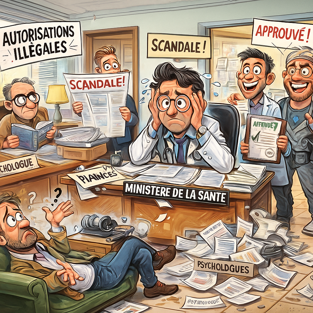Psychologues : Scandale au Ministère de la Santé