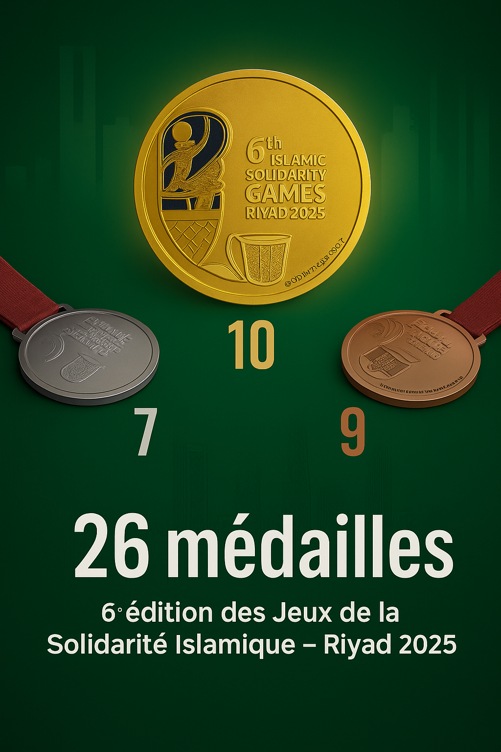 Jeux de la Solidarité islamique : le Maroc boucle Riyad 2025 avec 26 médailles et une 9ᵉ place méritée