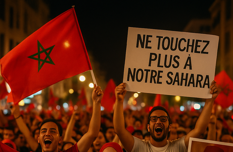 Les Marocains scandent en masse : « Ne touchez plus à notre Sahara ! »