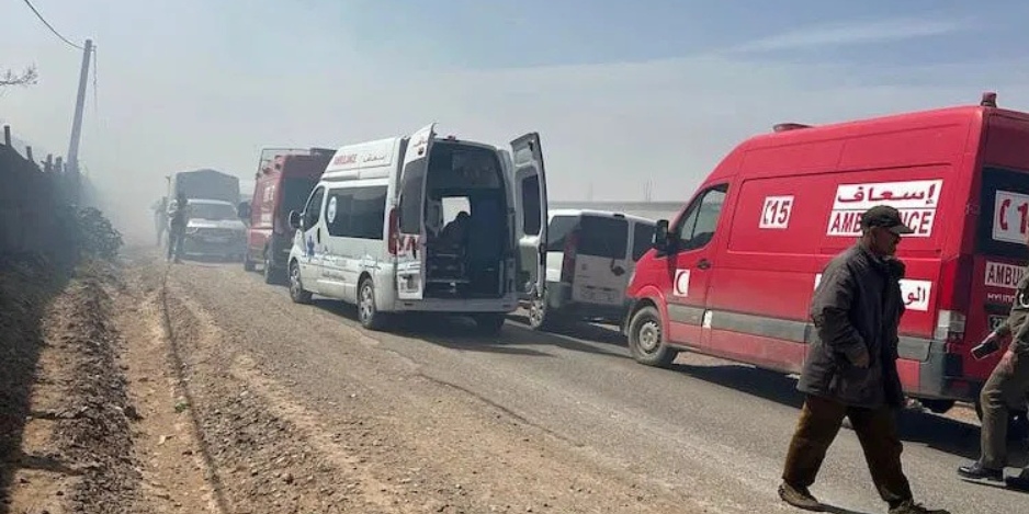 Safi : Sept blessés dans une collision entre un semi-remorque et un véhicule léger