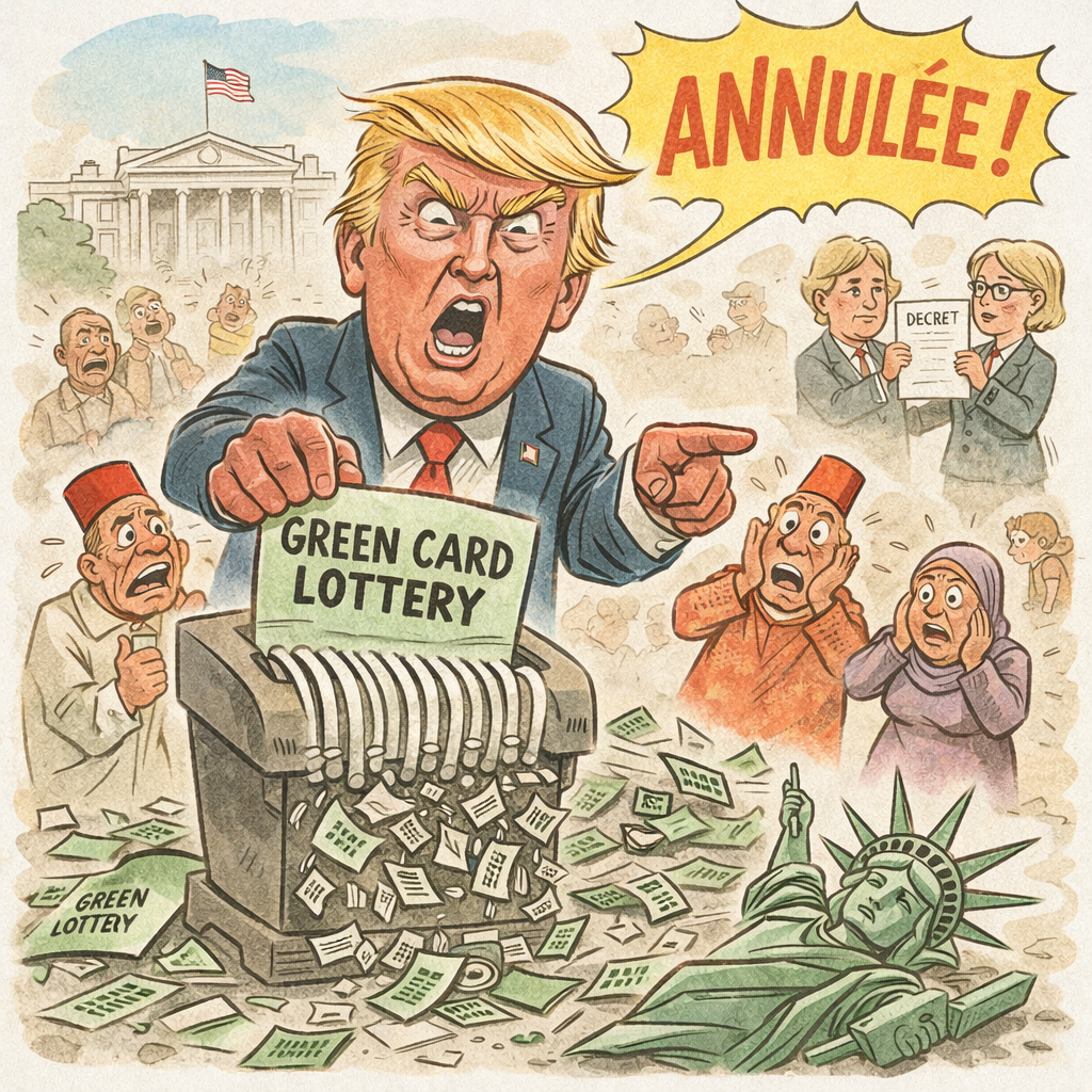 Colère au Maroc : la fin des green cards aux États-Unis