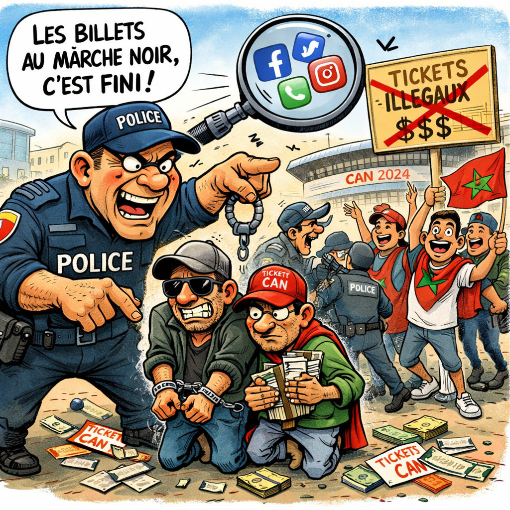 CAN au Maroc : huit suspects interpellés pour spéculation sur les billets