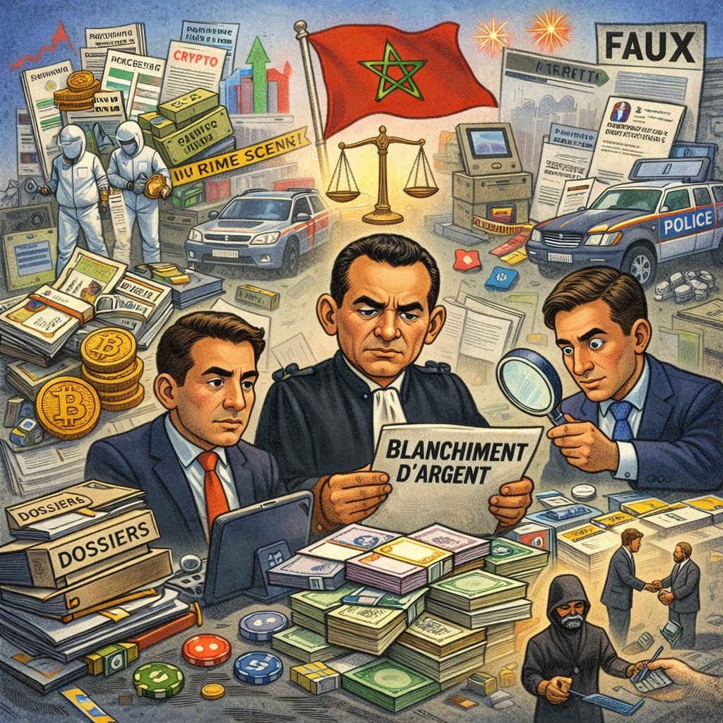 Blanchiment : 84 dossiers transmis aux parquets, l’alerte monte au Maroc