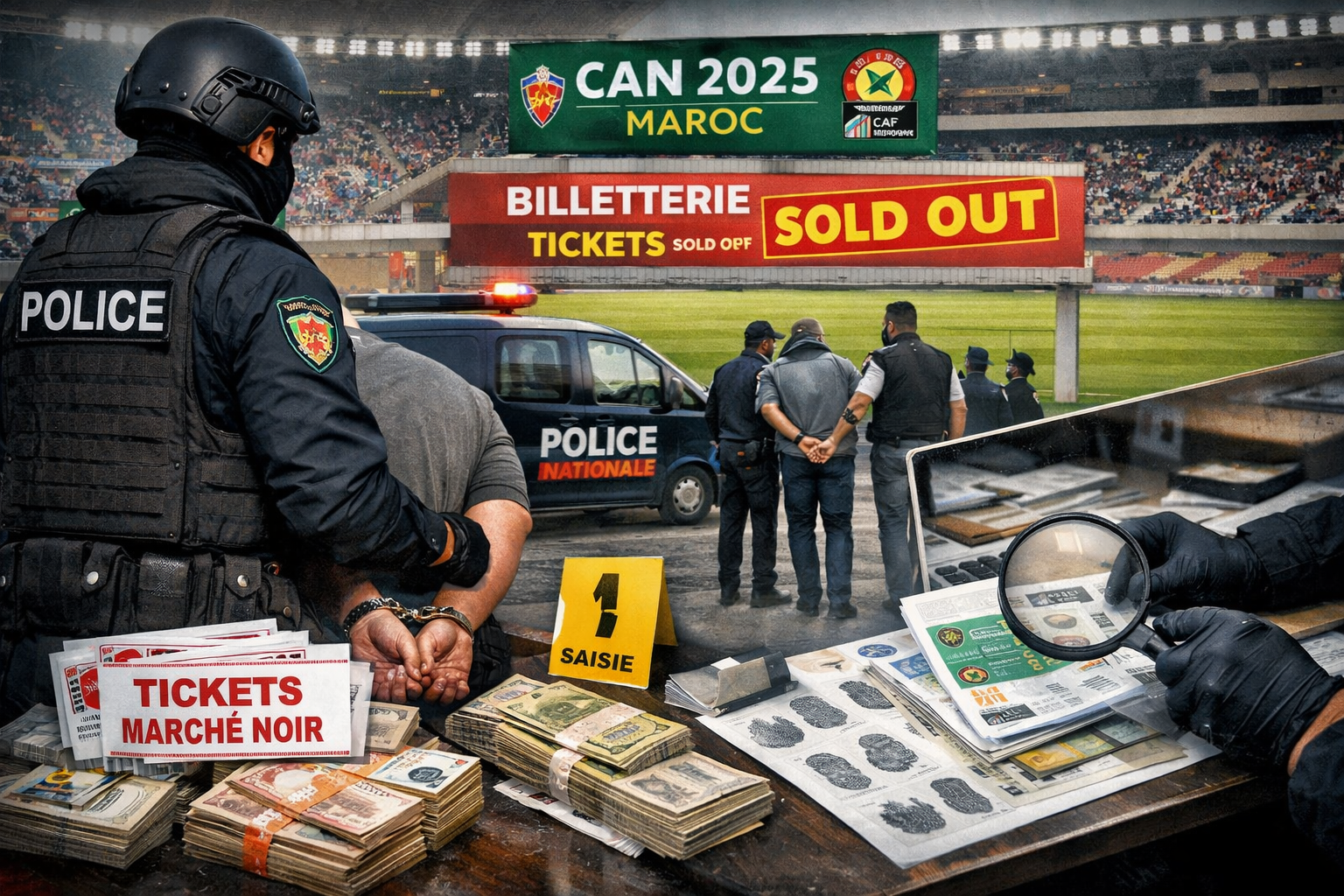 CAN 2025 à J+7 : lutte acharnée contre les tickets du marché noir