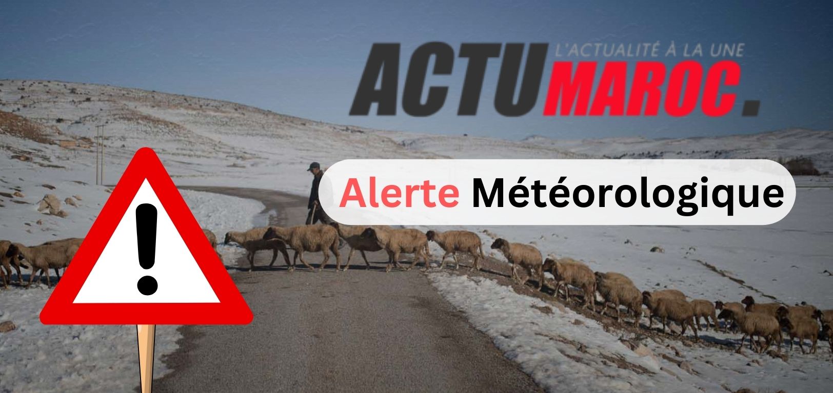 Bulletin météo d&rsquo;alerte orange au Maroc du vendredi au dimanche
