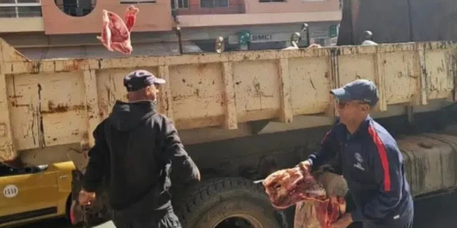Marrakech : un boucher et son assistant condamnés à la prison ferme pour trafic de viande avariée