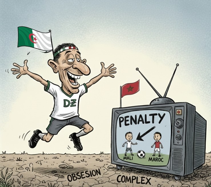 La célébration controversée des supporters algériens lors du penalty contre le Maroc