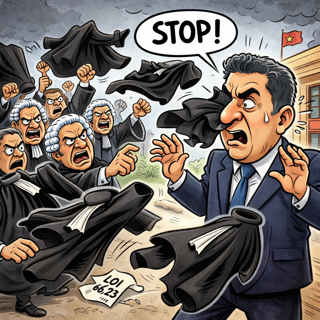 Les avocats jettent leurs robes à la face de Ouahbi