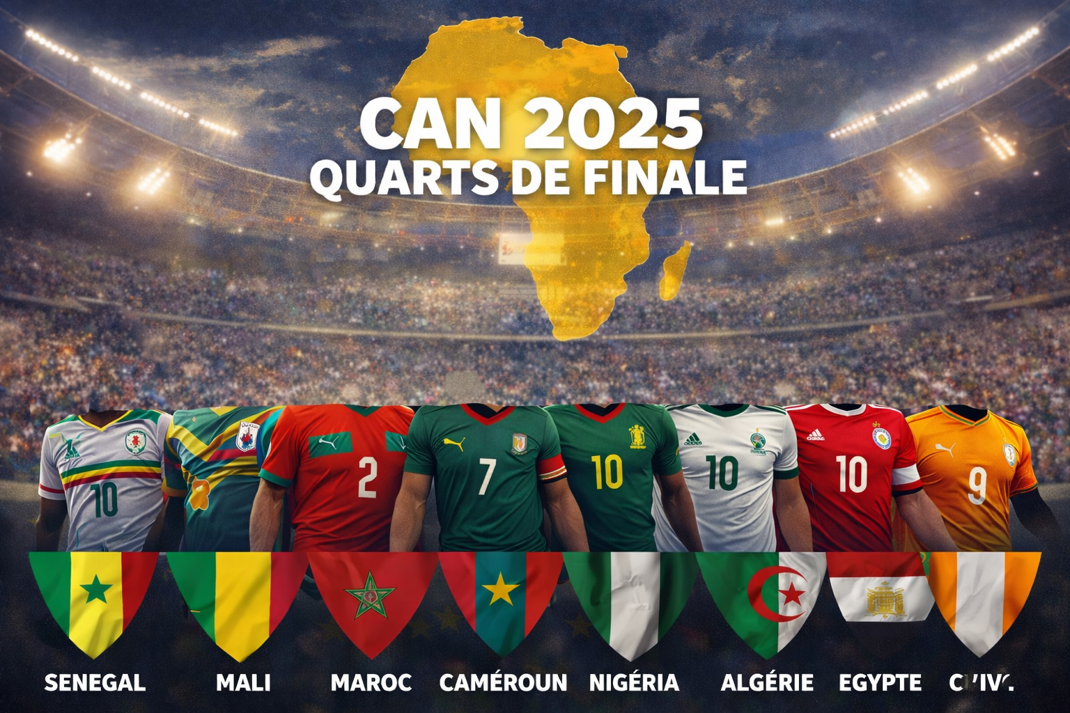 Quarts de finale: le tableau royal d’une CAN sans cadeau