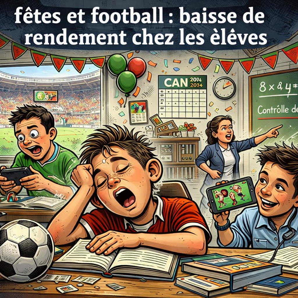 Fêtes et football : baisse de rendement chez les élèves