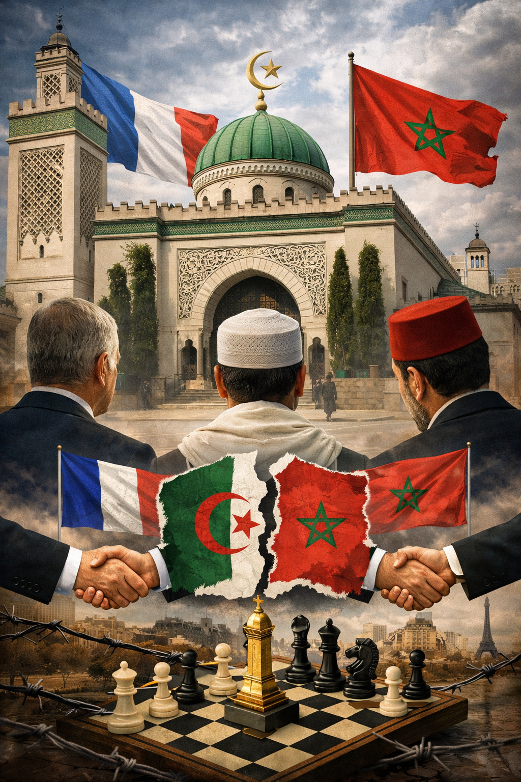 Maroc – Algérie : la crise s&rsquo;invite à la grande mosquée de Paris