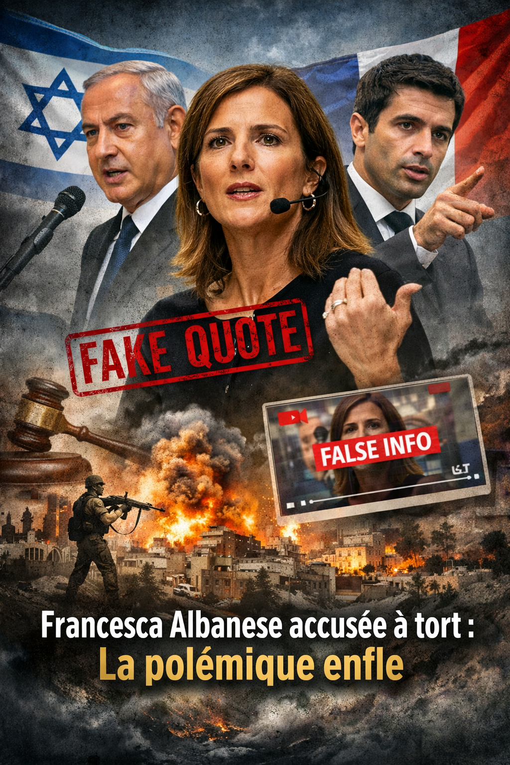 Ils veulent faire taire Francesca Albanese, la voix critique de l’Occident sur Gaza