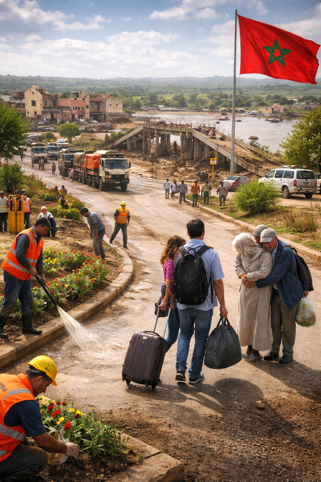 Retour à la normale dans les zones inondées
