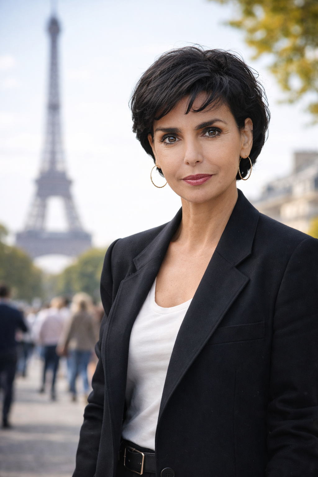Avec Rachida Dati à la mairie de Paris …