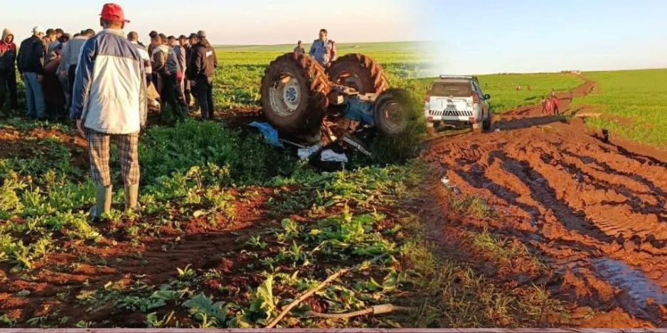 Accident Tragique à Settat : Un Tracteur se Renverse et Fait une Victime