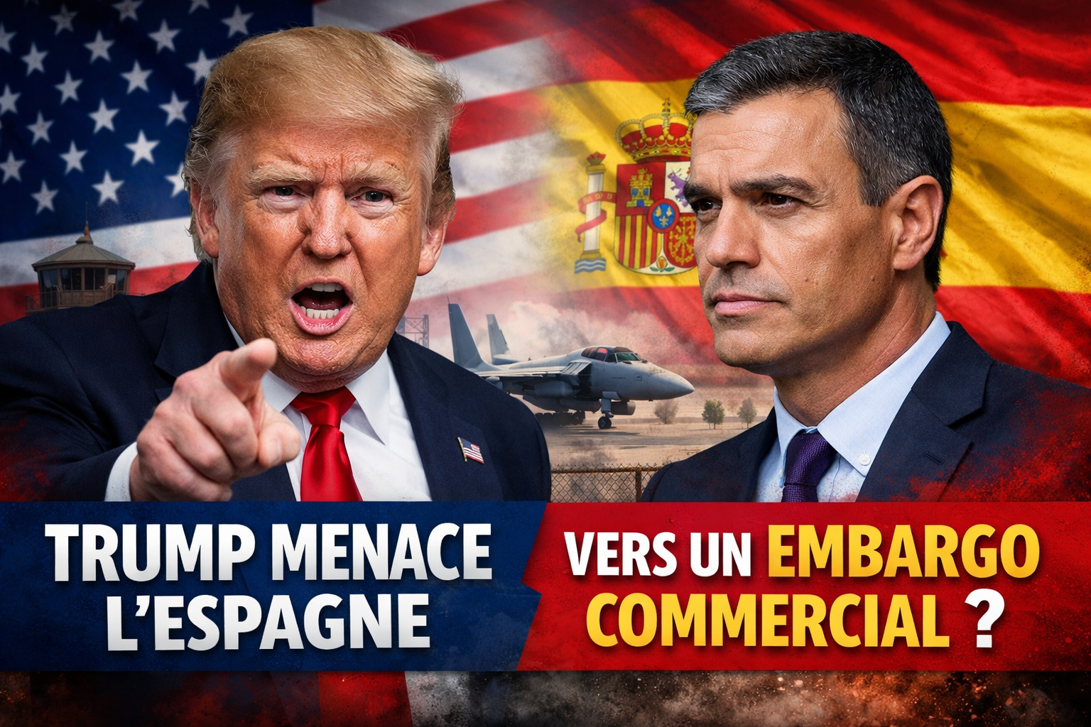 Trump menace l&rsquo;Espagne d&rsquo;un embargo commercial