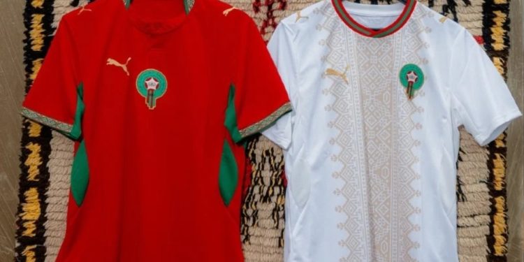 Puma dévoile le maillot des Lions de l&rsquo;Atlas pour la Coupe du monde 2026