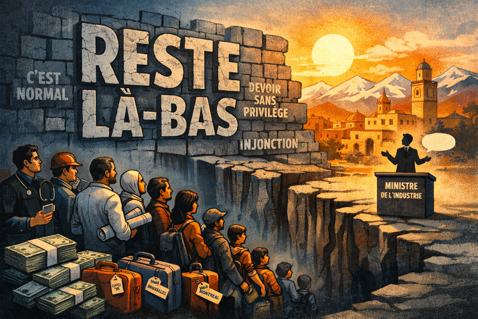 « Reste là-bas » : la parole anti-diaspora du minisre analysée par le Dr Wadih Rhondali, psychiatre